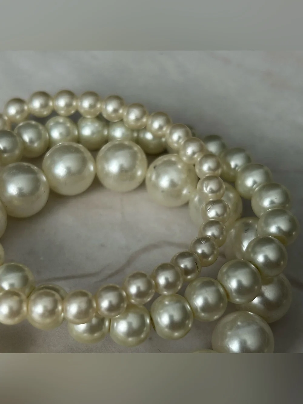 Classic Pearl Stretch Bracelet Stack
